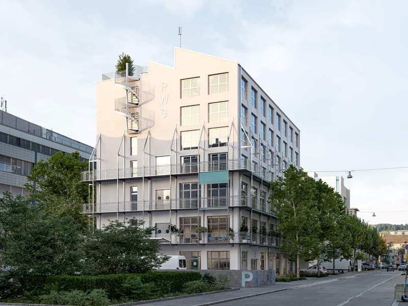 Espace de restauration prêt à l'emploi dans un immeuble neuf (1)