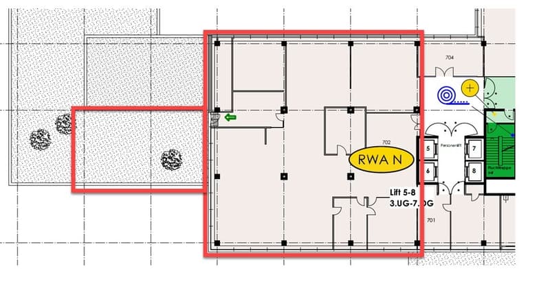 Praxis / Büro Räumlichkeiten im TMC Glattpark mit eigener Dachterrasse (100 m²) (11)