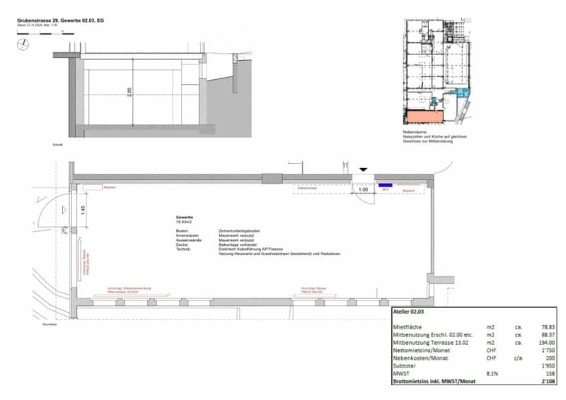 Jetzt zugreifen: Vollausgebaute Werkstatt- oder Atelierraum im Werkhof29 - ideal für kreative Köpfe! (7)