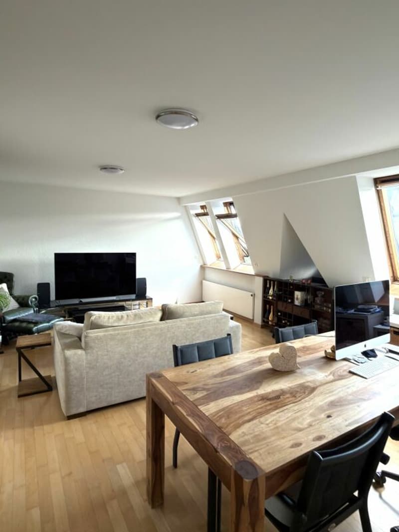 Appartamento attico esclusivo con 90 m² di terrazza privata sul tetto e accesso diretto in ascensore in posizione di prima scelta a Zurigo Seefeld (4)
