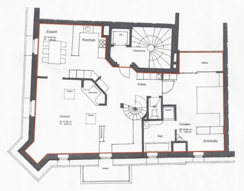 Zwischen Paradeplatz und Zürichsee - exklusive 5 Zimmer Maisonette-Wohnung (16)