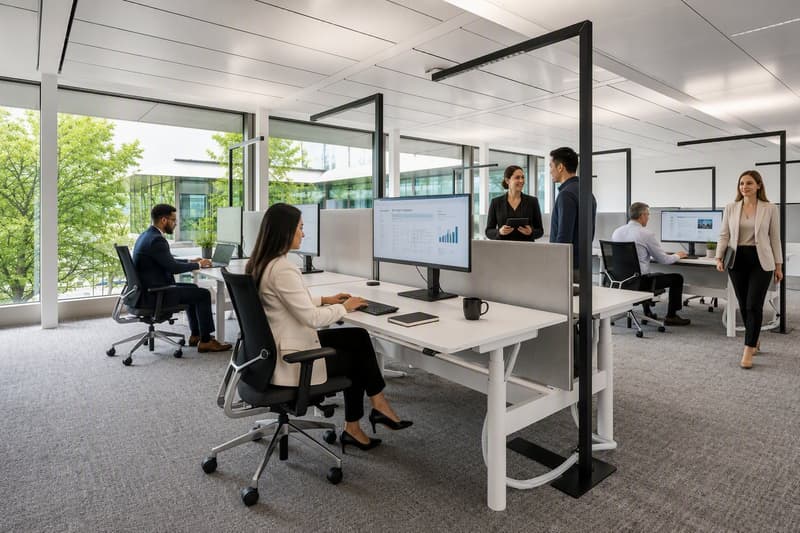 Lavorare sul lago – uffici open space premium pronti per essere occupati (6)
