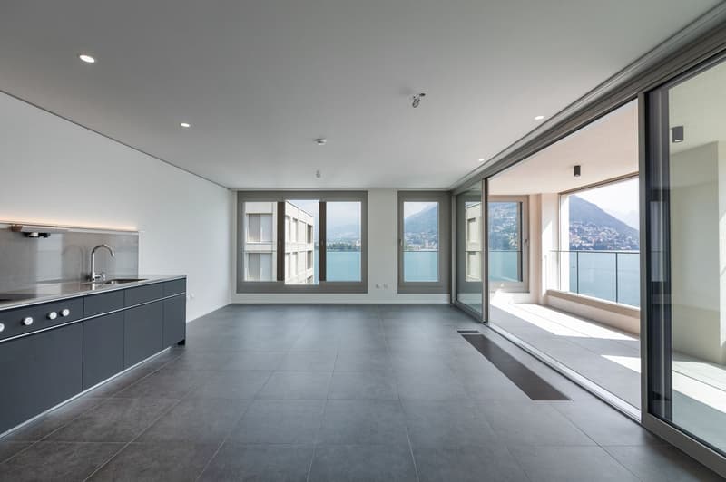 Helles 2.5-Zimmer-Apartment mit Seeblick in Paradiso (1)