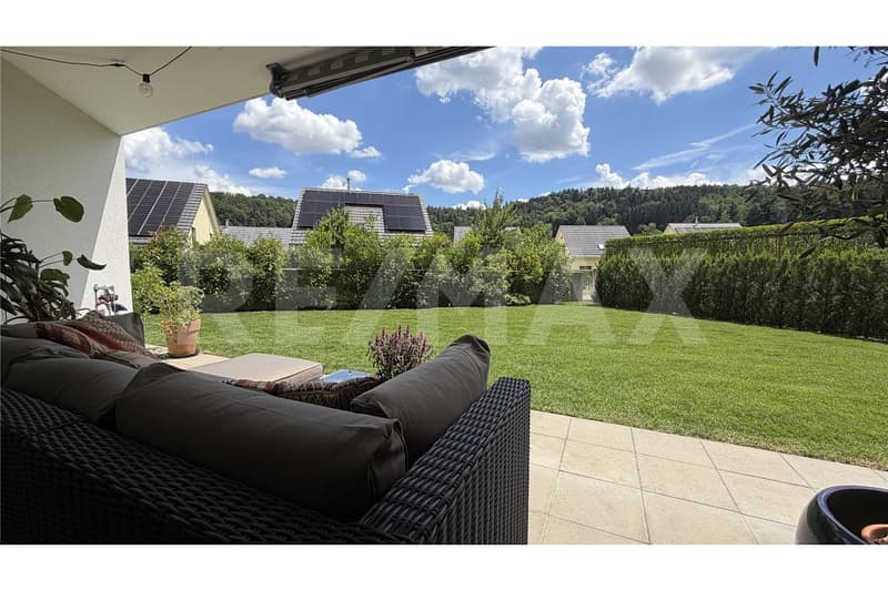 Wohnen im Grünen Stilvolle Gartenwohnung mit grosszügigem Privatgarten in Lufingen (6)