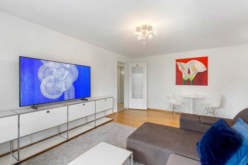 Charmant appartement de jardin 3 pièces avec espace de séjour ensoleillé et vue ouverte sur le vert (5)