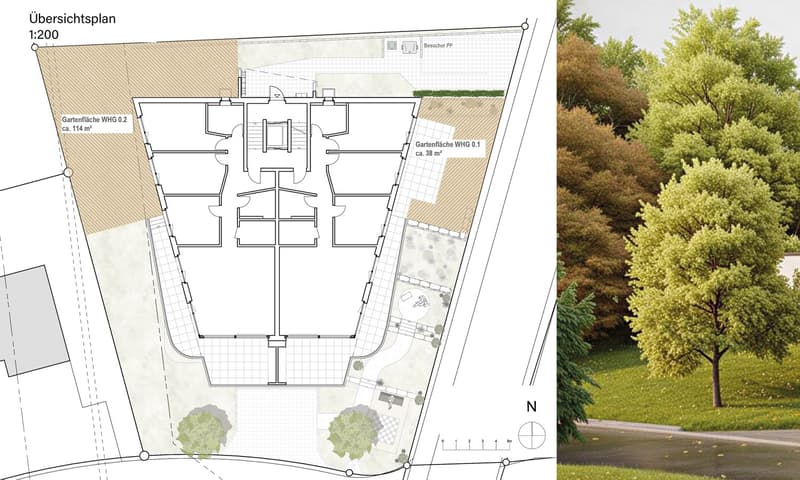 3 Bedrooms, 2 Bathrooms, Living room, Kitchen, Office, balcony, Garden space