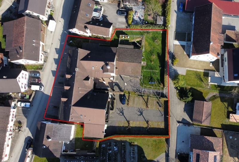 Projet d'aménagement pour usage résidentiel et commercial avec réserve de terrain constructible (1)