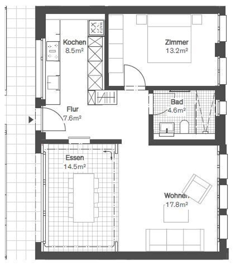 Einzigartige 2.5-Zimmer Neubau-Wohnung an bester Lage (8)