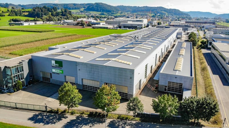 Industriehalle mit Deckenkränen und befestigte Aussenflächen (4)