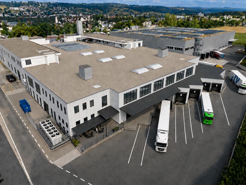 Visualisierung Bremgarten Gewerbe-/Lagerflächen ca. 9'300 m²