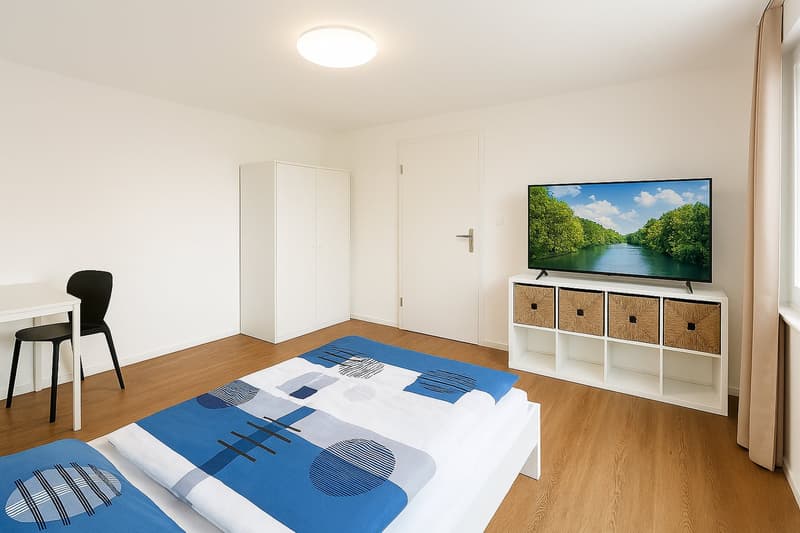 Komplett möbliertes Zimmer | stilvoll & modern (1)
