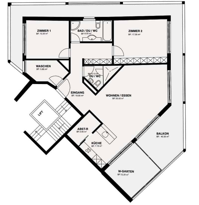 Sonnige 3.5-Zimmer-Wohnung mit Wintergarten und Rundumbalkon in Stallikon (5)