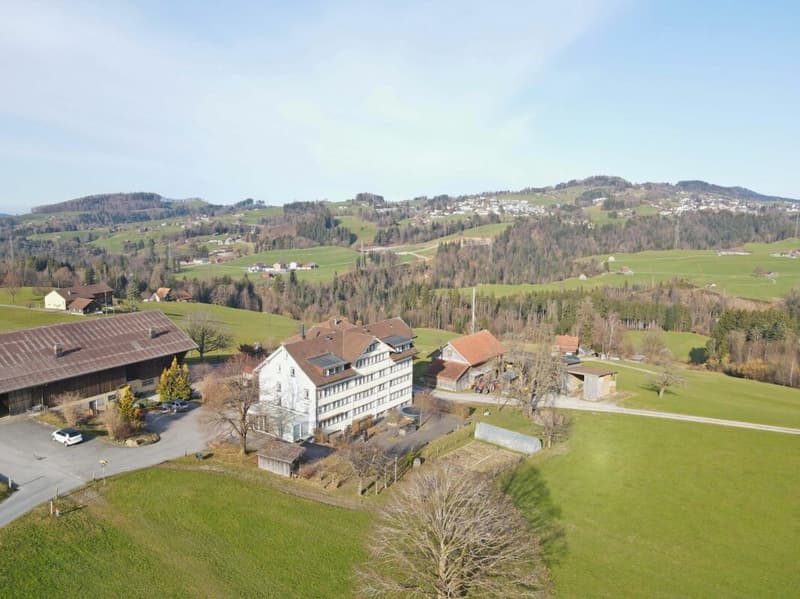 Ansicht Lage Liegenschaft mit Aussicht Richtung Ost