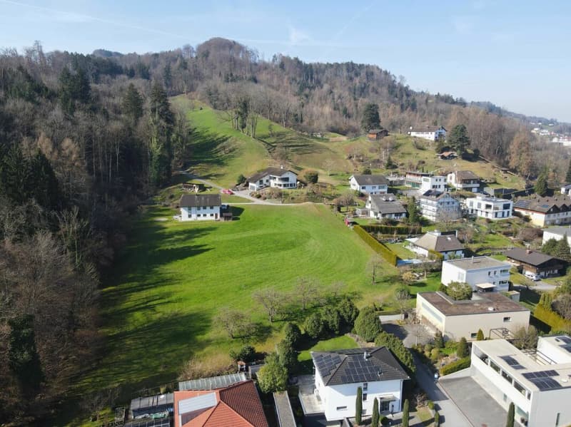 Zentrumsnahes Baugrundstück mit total 6'055 m2 in ruhiger Wohnzone (1)