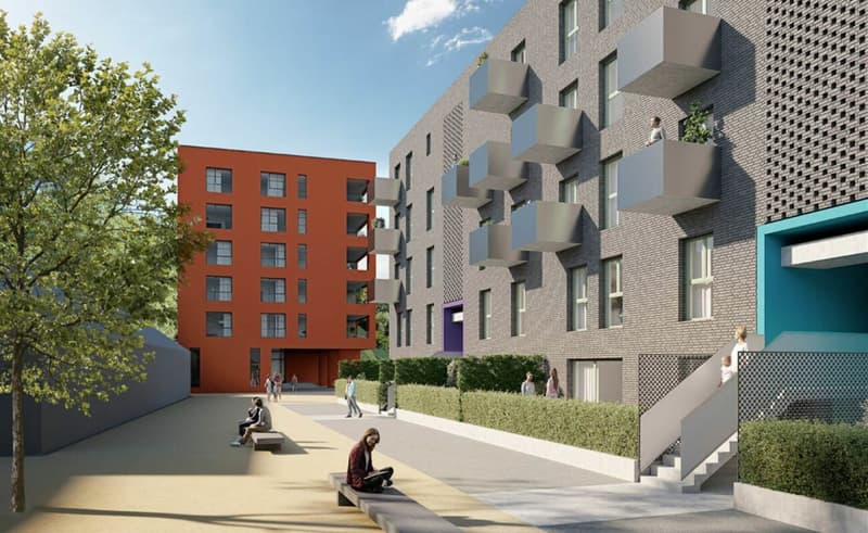 Erstvermietung! 3.5-Zimmer-Wohnung mit Terrasse direkt am Wasser (2)