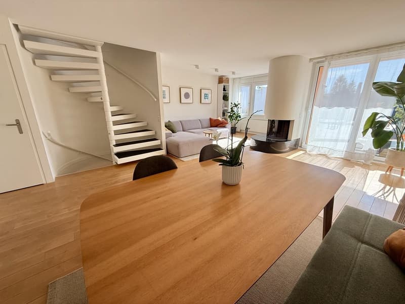 Charmantes 5½-Zimmer-Reihenfamilienhaus am Waldrand  möbliert, sofort bezugsbereit (3)