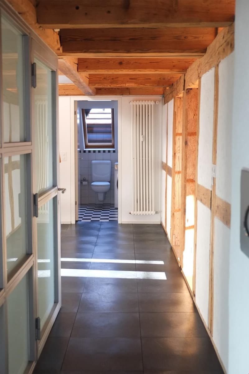 Appartement spacieux (95 m²) avec cheminée sur le Hubelgut (8)