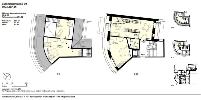 Duplex di 3,5 locali mansardato presso Schmiede Wiedikon (11)