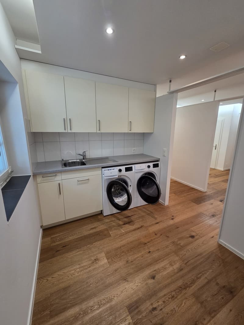 Appartement loft unique de 3 pièces avec jardin d'hiver & jardin (13)