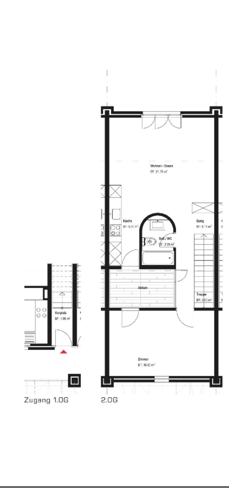 Appartamento moderno completamente arredato con parcheggio nel centro di Neudorf, Cham, temporaneo per 13-14 mesi (2)