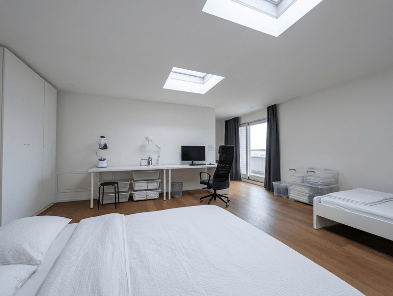 Großes 2.5-Zimmer-Apartment in Zug mit Terrasse, Kamin, Abstellraum (2)