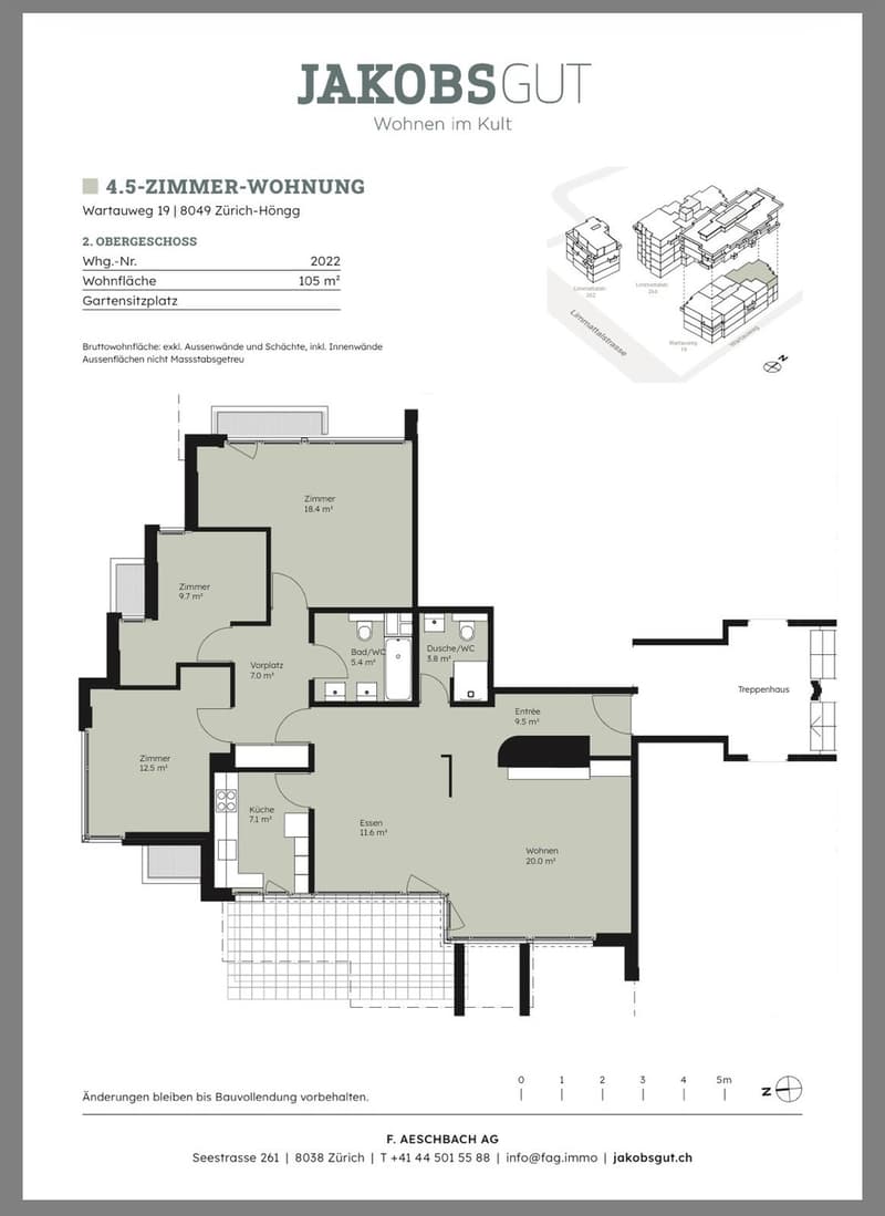 Appartement spacieux et lumineux à Hongg avec accès au jardin (13)