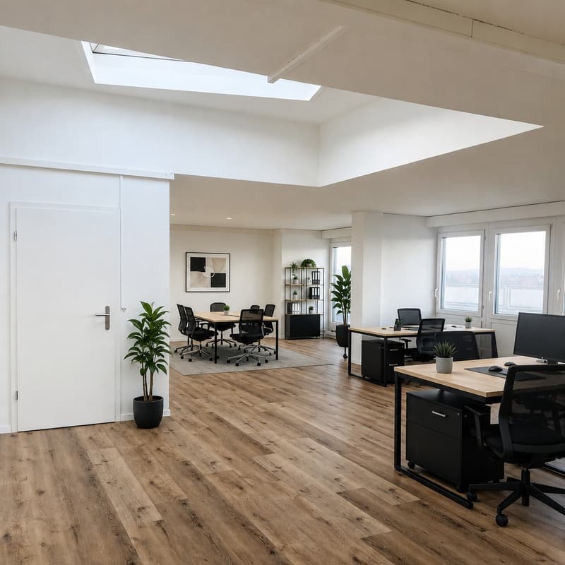 90 m² di ufficio in attico con terrazza privata sul tetto a Fällanden (4)