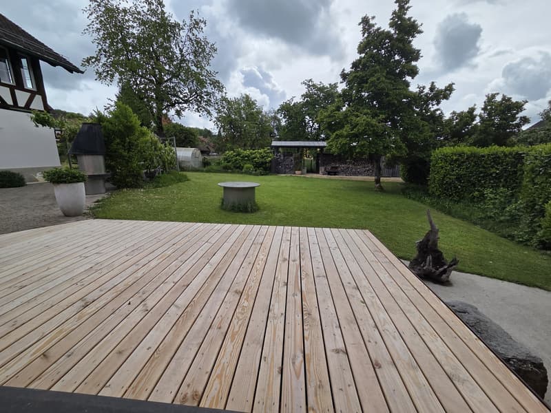 Appartement loft unique de 3 pièces avec jardin d'hiver et jardin (6)