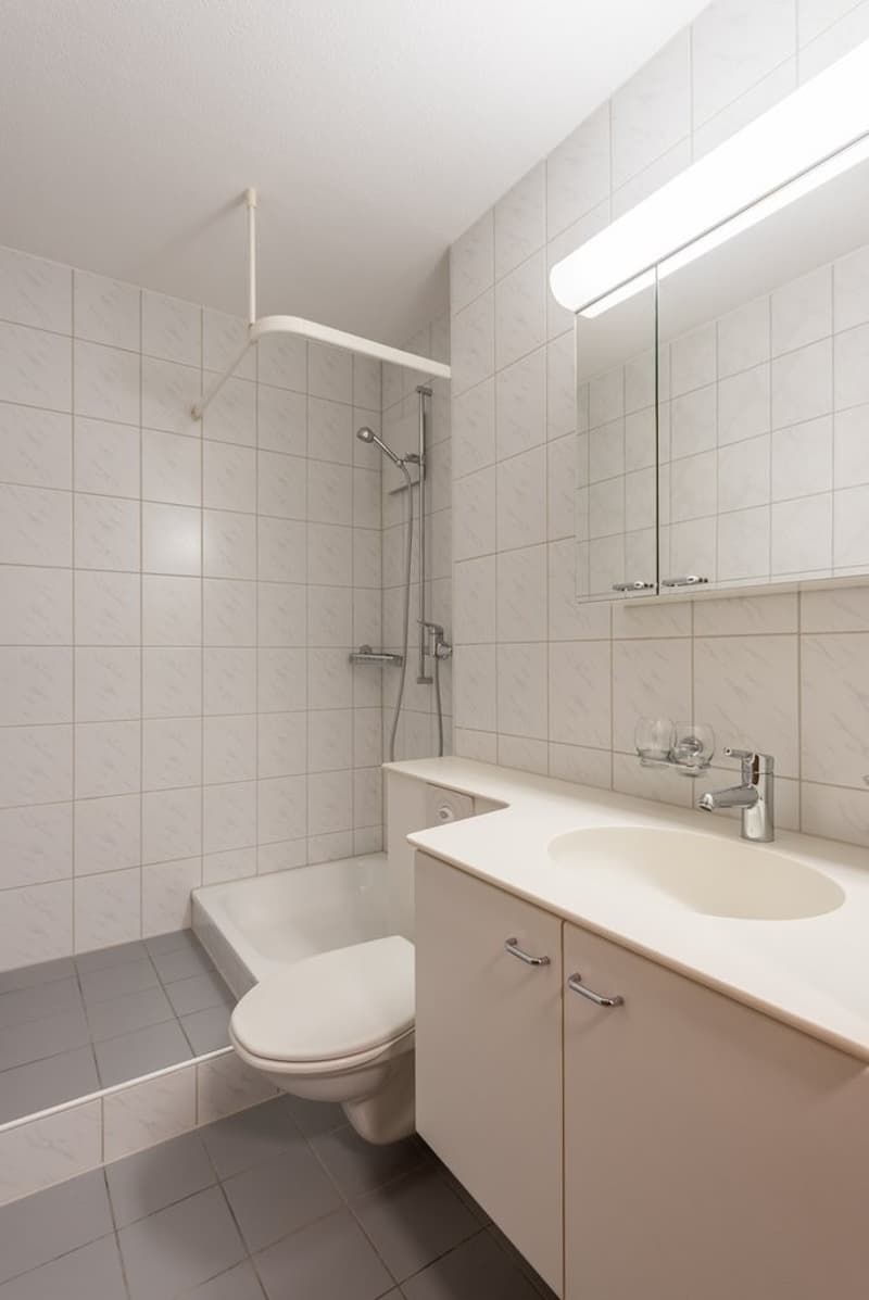 Nasszelle Dusche/WC - Musterfoto