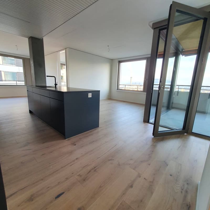 3.5 room apartment on the 14th floor of the "Wolkenwerk" (1)