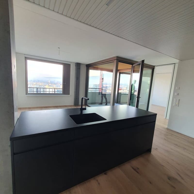 3.5 room apartment on the 14th floor of the "Wolkenwerk" (3)