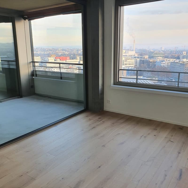 3.5 room apartment on the 14th floor of the "Wolkenwerk" (5)