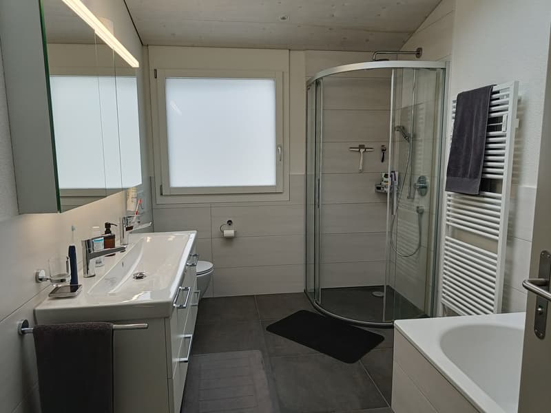 Appartement mansardé meublé avec cuisine spacieuse, deux terrasses et vue sur les montagnes à durée limitée (Stans) (5)