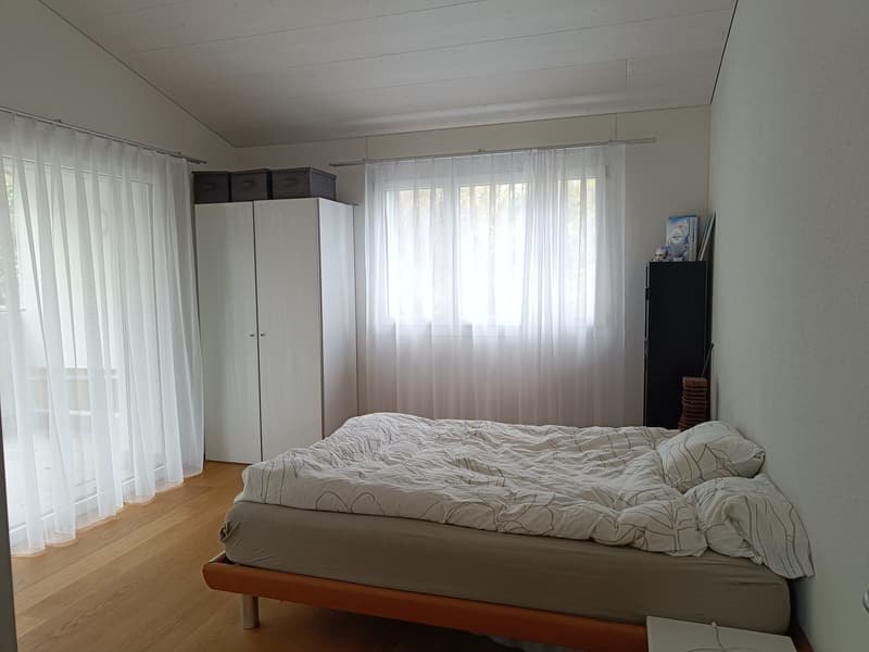 Appartement mansardé meublé avec cuisine spacieuse, deux terrasses et vue sur les montagnes à durée limitée (Stans) (4)