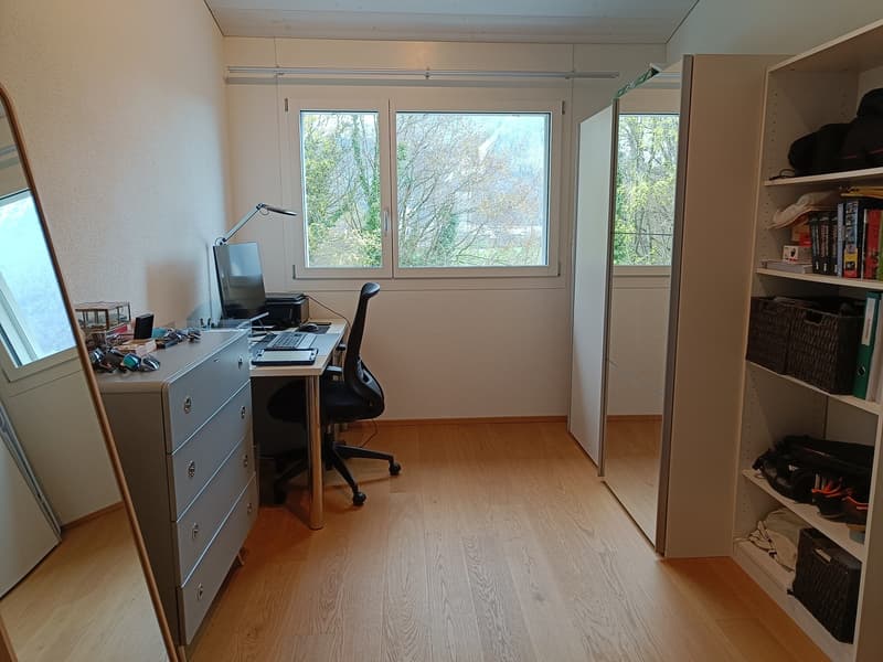 Appartement mansardé meublé avec cuisine spacieuse, deux terrasses et vue sur les montagnes à durée limitée (Stans) (3)