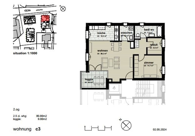 Grundrissplan C3