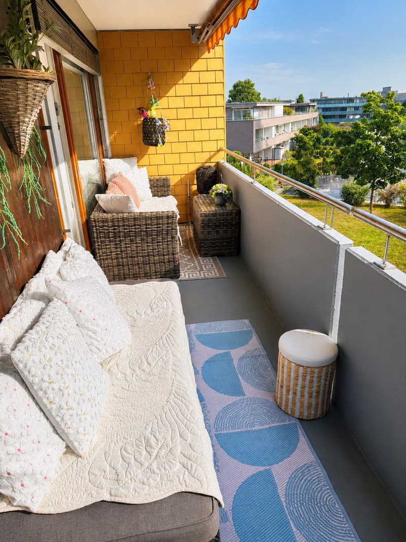 Modern furnished 2.5-room apartment | Balcony | Parking & WLAN included | Available for immediate occupancy (3)