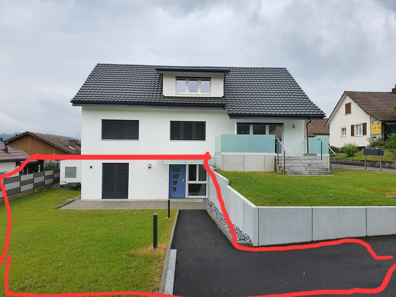 4.5 room apartment with garden and parking space CHF1930 incl. additional costs (2)
