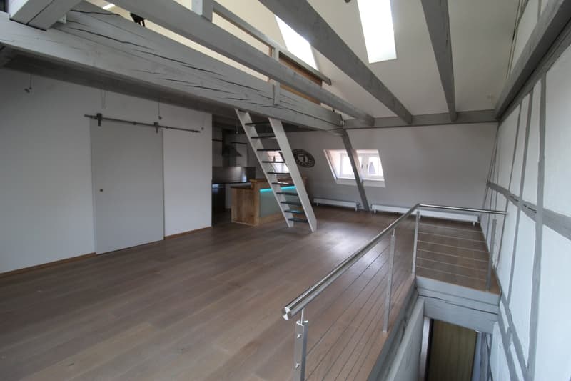 Aussergewöhnliche Loft-Maisonette mit Galerie  stilvoll wohnen nähe See (7)
