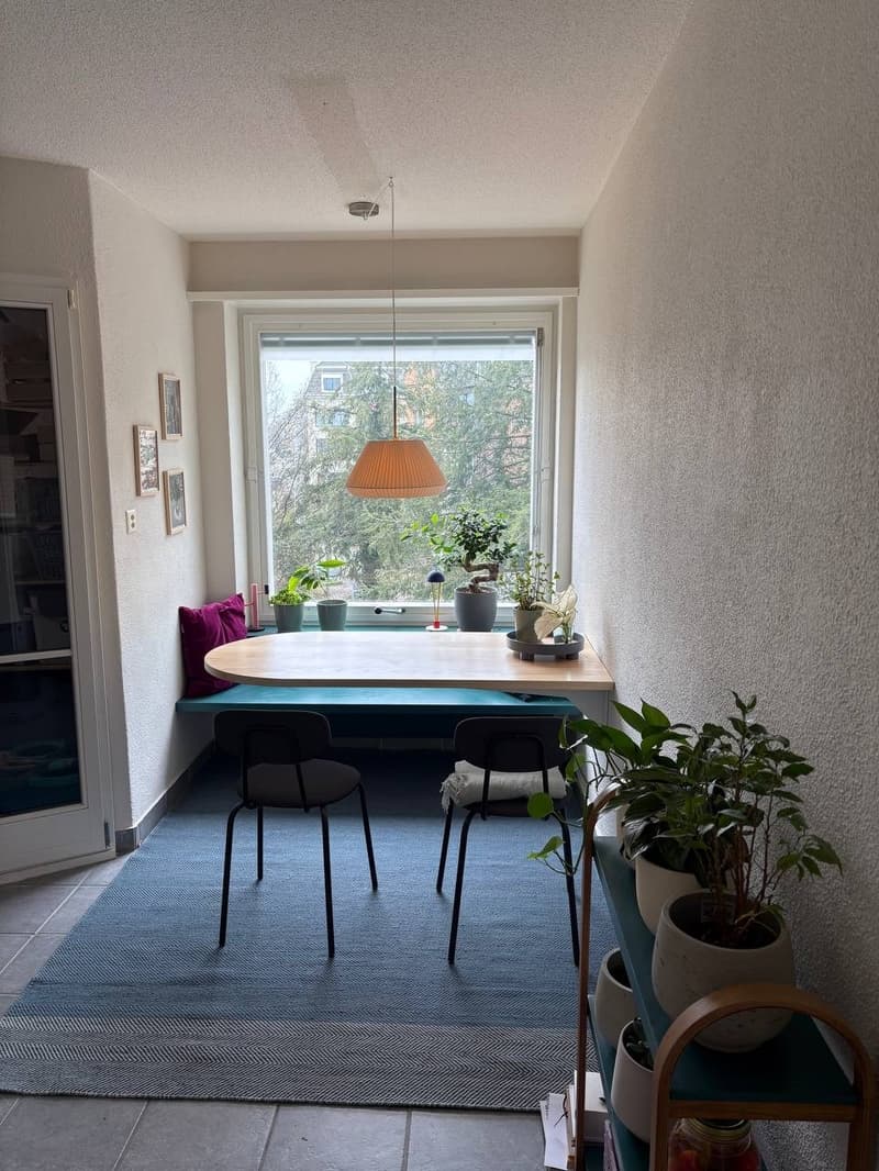 Appartement spacieux de 78 m² meublé avec bureau à domicile, à quelques pas de l'ETH, de l'Université et du centre-ville de Zurich (6)