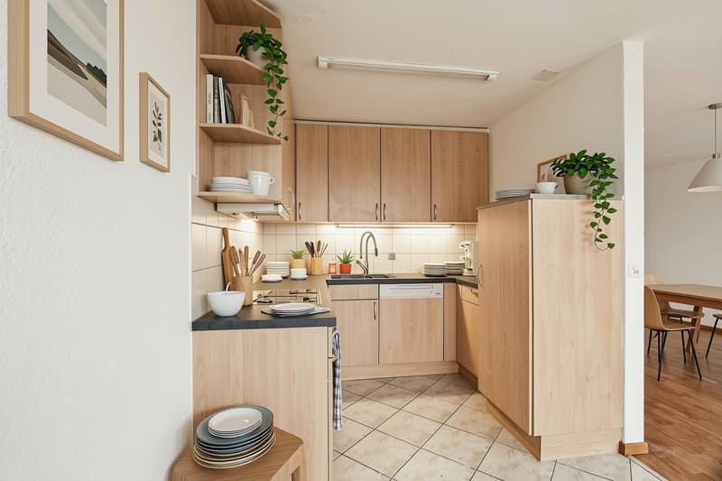 Appartement attractif avec balcon dans un quartier calme à Bettlach (2)