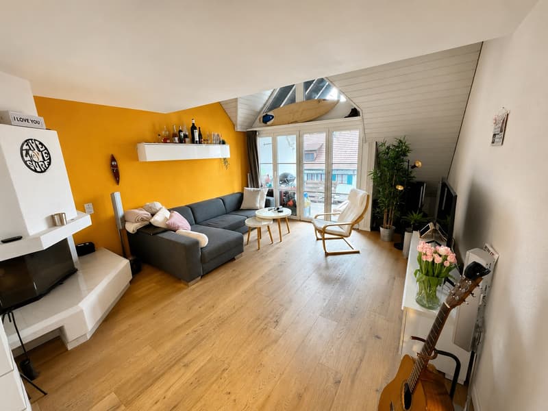 Charmante Maisonnette Appartement (118m2) avec Cheminée et deux Balcons (2)