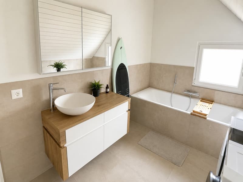 Charmante Maisonnette Appartement (118m2) avec Cheminée et deux Balcons (10)