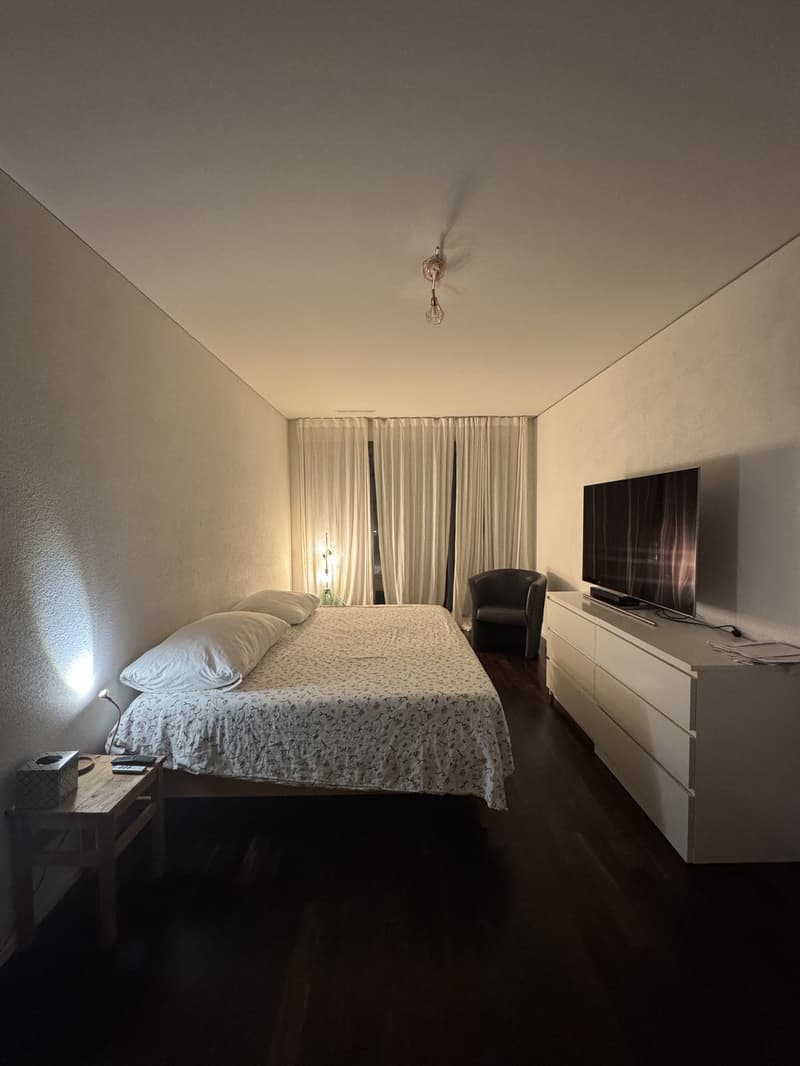 Zürich 8005 (Hardbrücke) möbliertes Zimmer mit Bad, 5 Minuten zu Fuß zum Bahnhof (12+ Monate) (2)