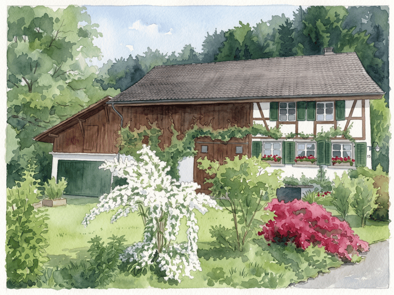 Maison de ferme dépendante, rénovée avec soin (2026) avec vue sur le lac (6)
