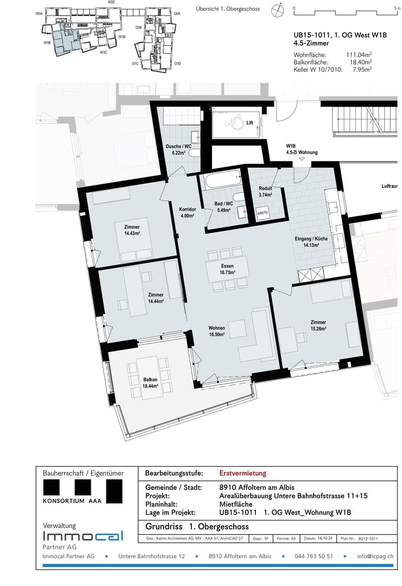 4 ½ pièces appartement, 8910 Affoltern am Albis (6)