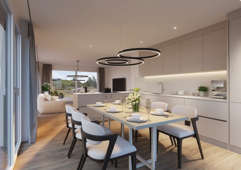 Exklusive 4.5-Zimmer-Wohnung mit zwei Balkonen Natur und Stadt vereint (2)
