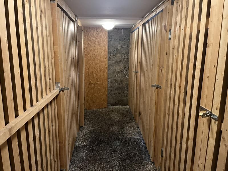 Viel Platz für Ihr Hab und Gut  sauberes, neues Kellerabteil