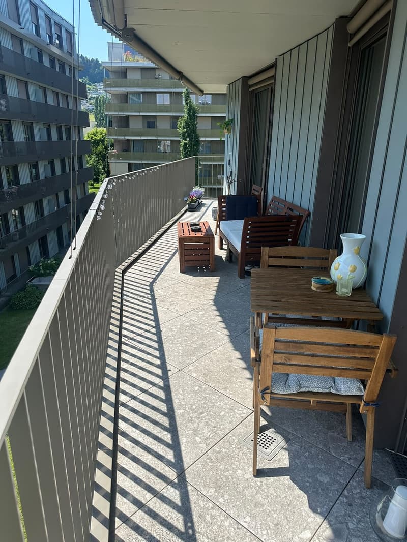 Möblierte 3½-Zimmer-Wohnung zur Zwischenmiete in Kriens (Schweighof) 1.10.2026 bis 26.1.2027 (8)