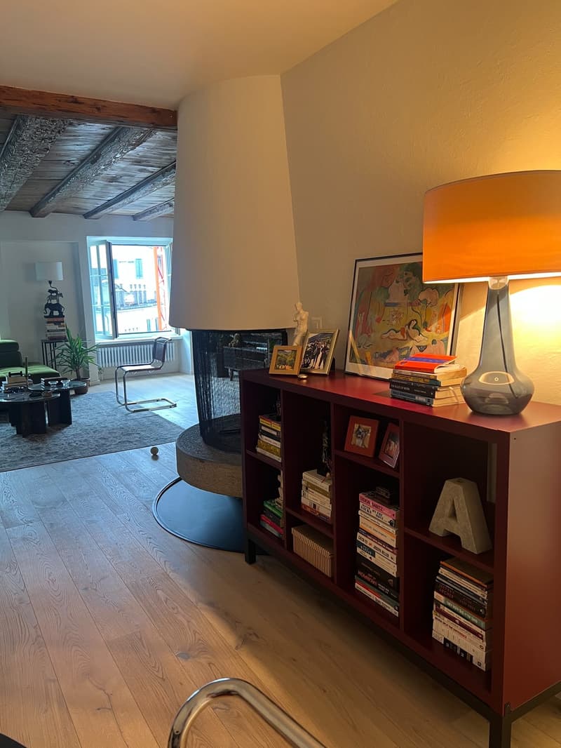 Zurich, Münsterhof - room in a large bright apartment with great views, lift and fire place (2)